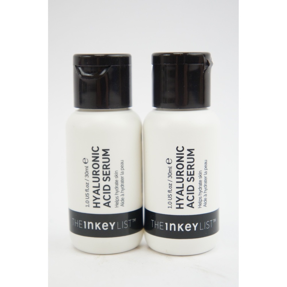 New 2-Pack The Inkey Lust Hyaluronic Acid Serum 1oz / 30ml Bottles